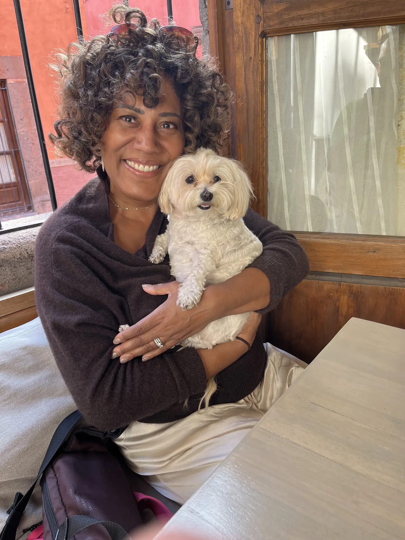Gretchen G. Soto holding Dzibi