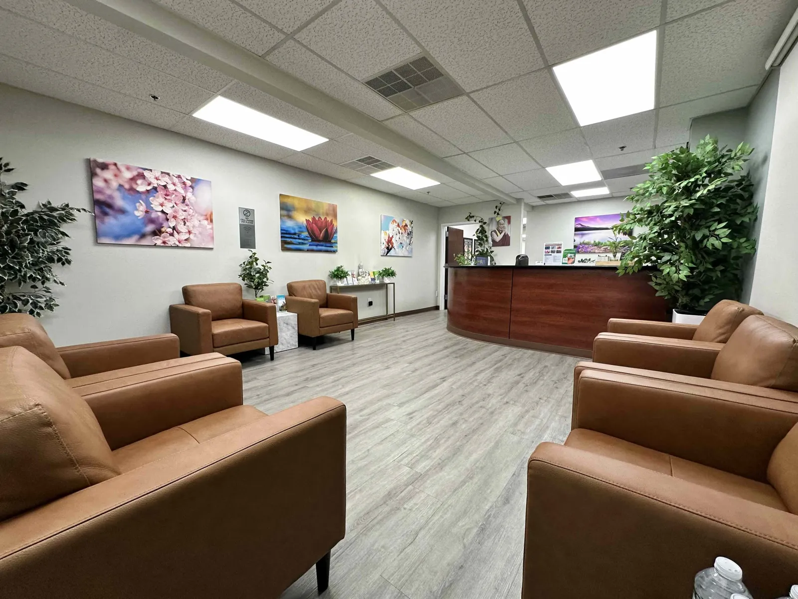 Waiting area at Netra Integrative Health Clinic