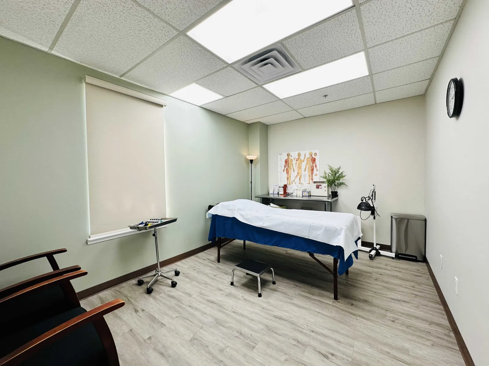 Treatment room at Netra Integrative Health Clinic