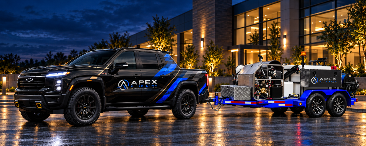 Apex Blue Line truck and trailer equipment visualization