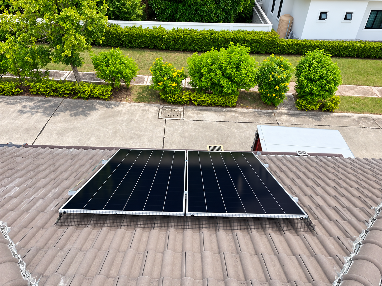 Residential rooftop solar panels