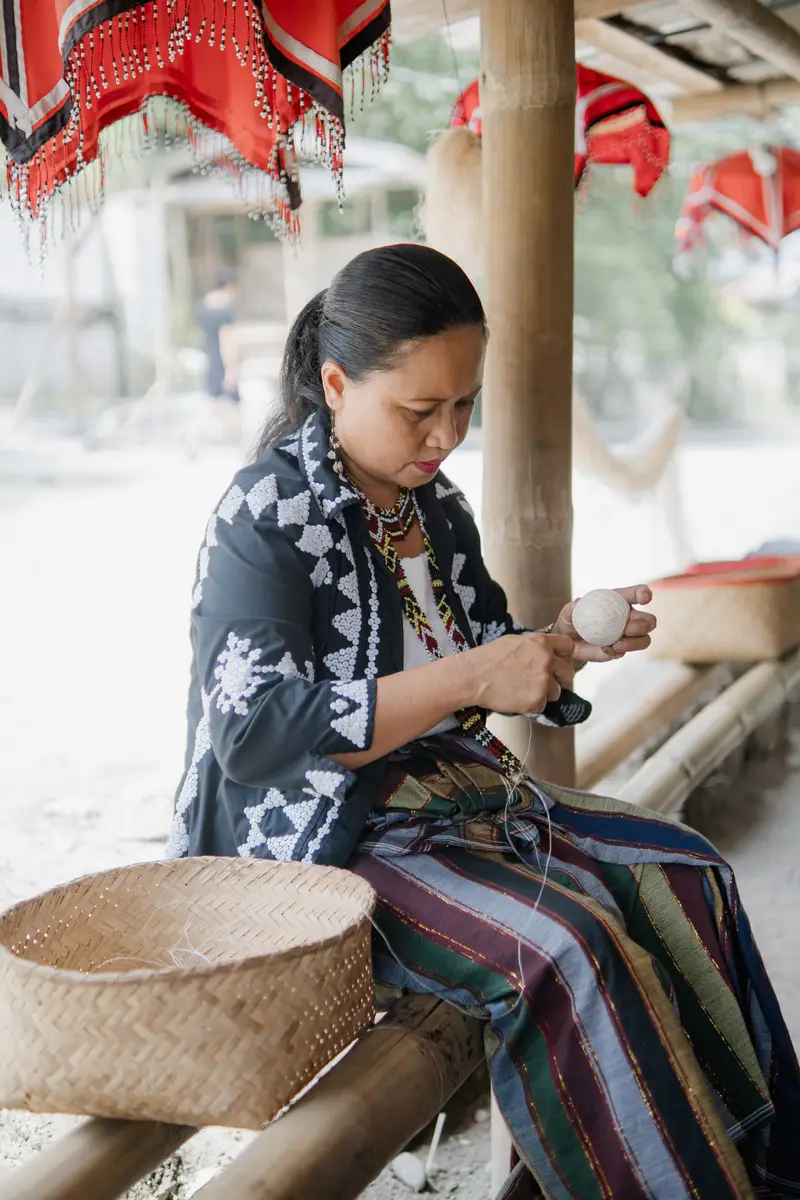 The T’nalak Weaving Process- Lang Dulay Weaving Center, photo 8 of 21