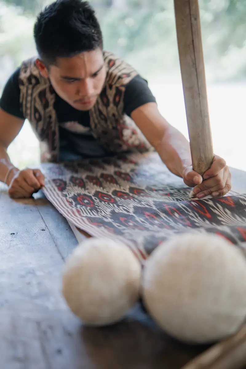 The T’nalak Weaving Process- Lang Dulay Weaving Center, photo 20 of 21