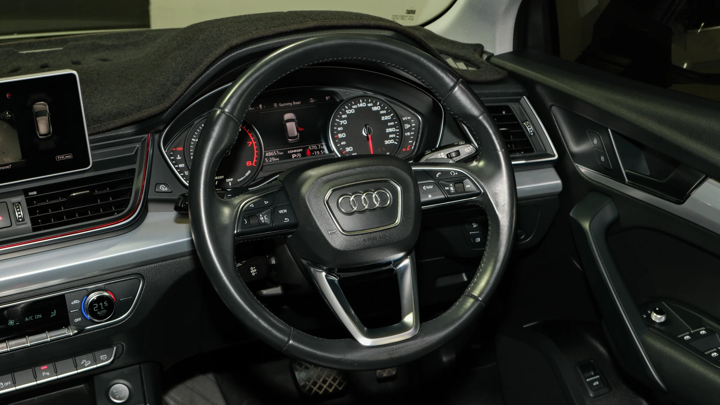 Interior of a used vehicle being assessed at Safeway Auto in West End, Brisbane