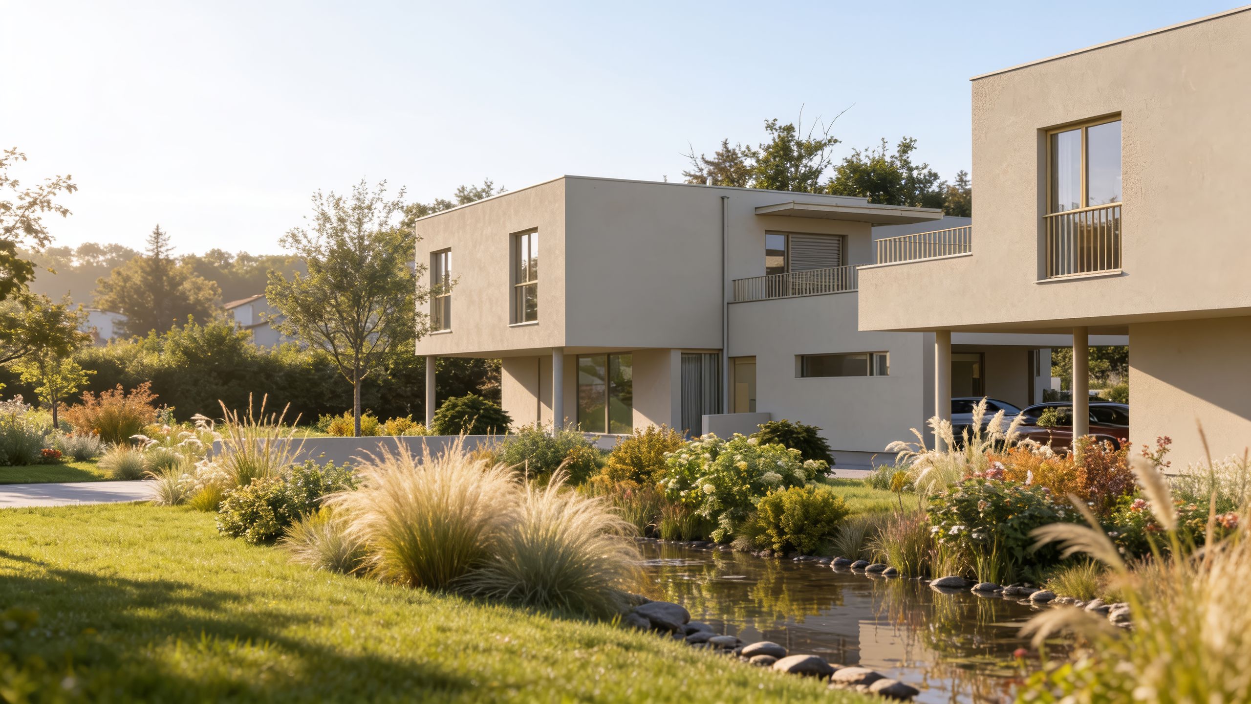 Architektur am Teich