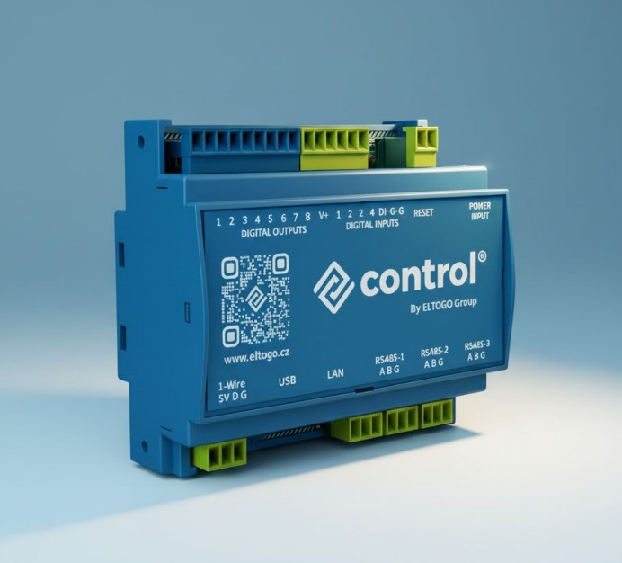 Řídicí jednotka ELTOGO Control na DIN lištu