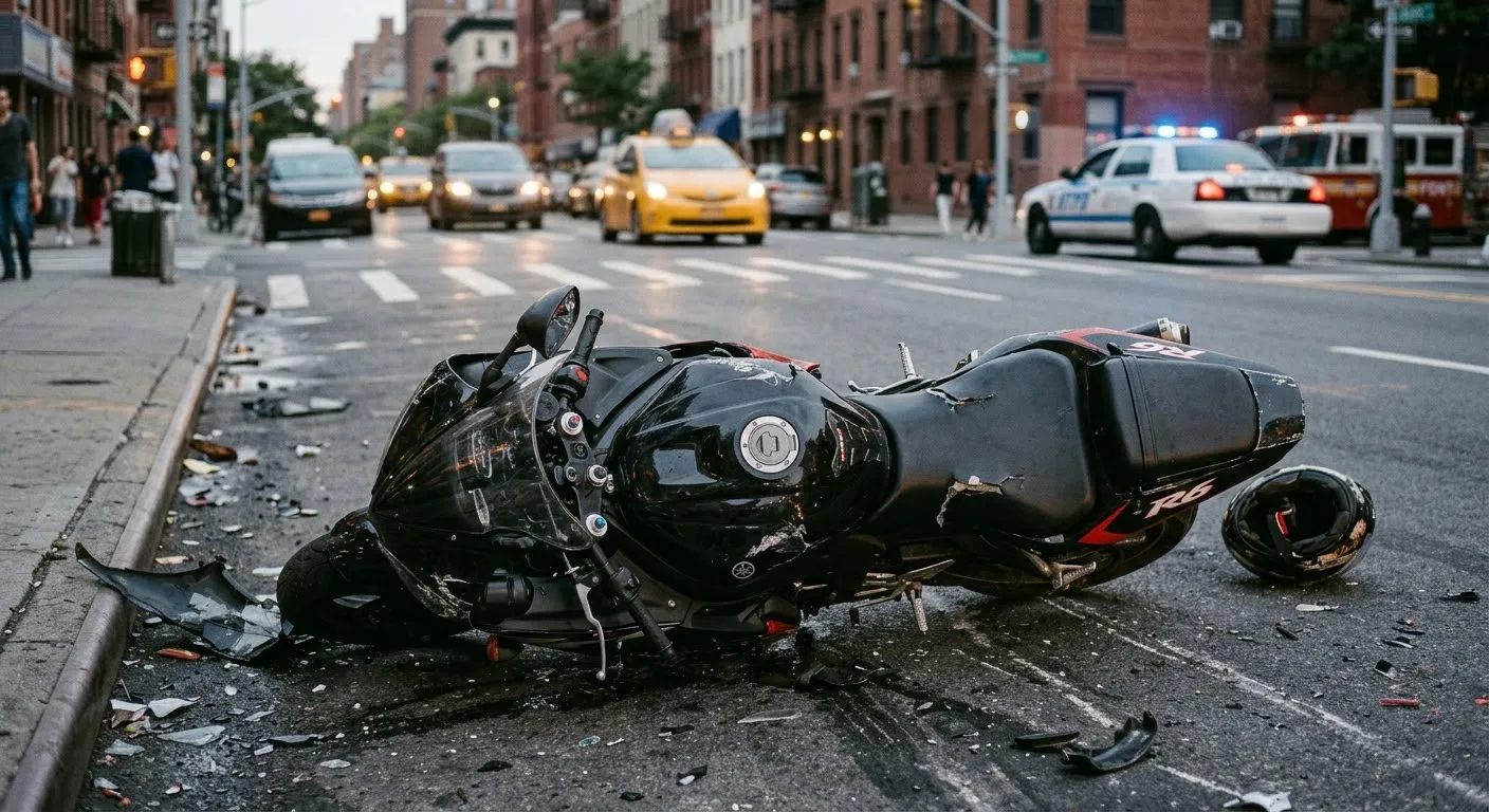 Accidente de motocicleta