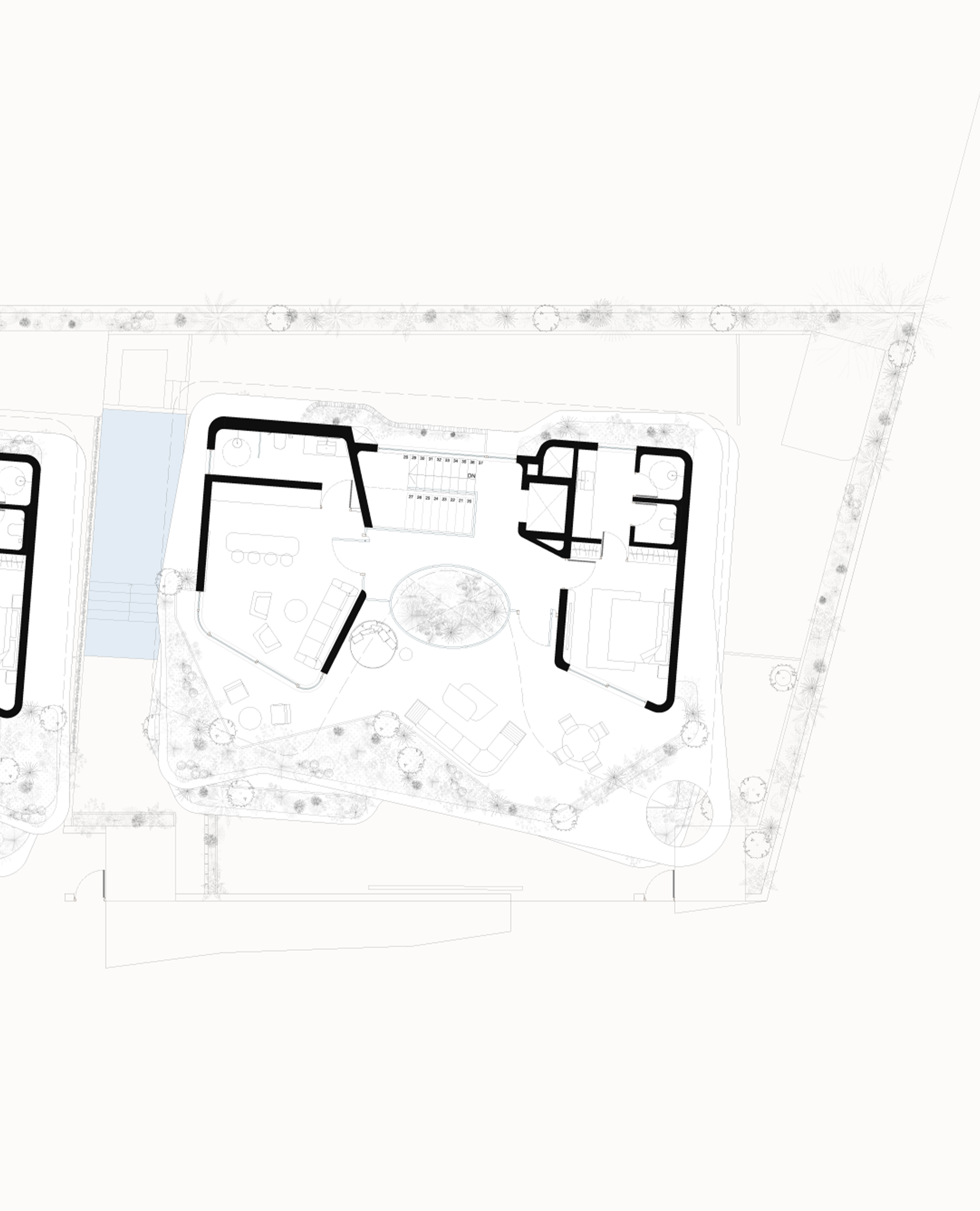 Villa 2 rooftop terrace plan