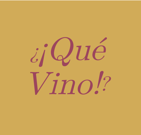 ¡Qué Vino! Logo Gold