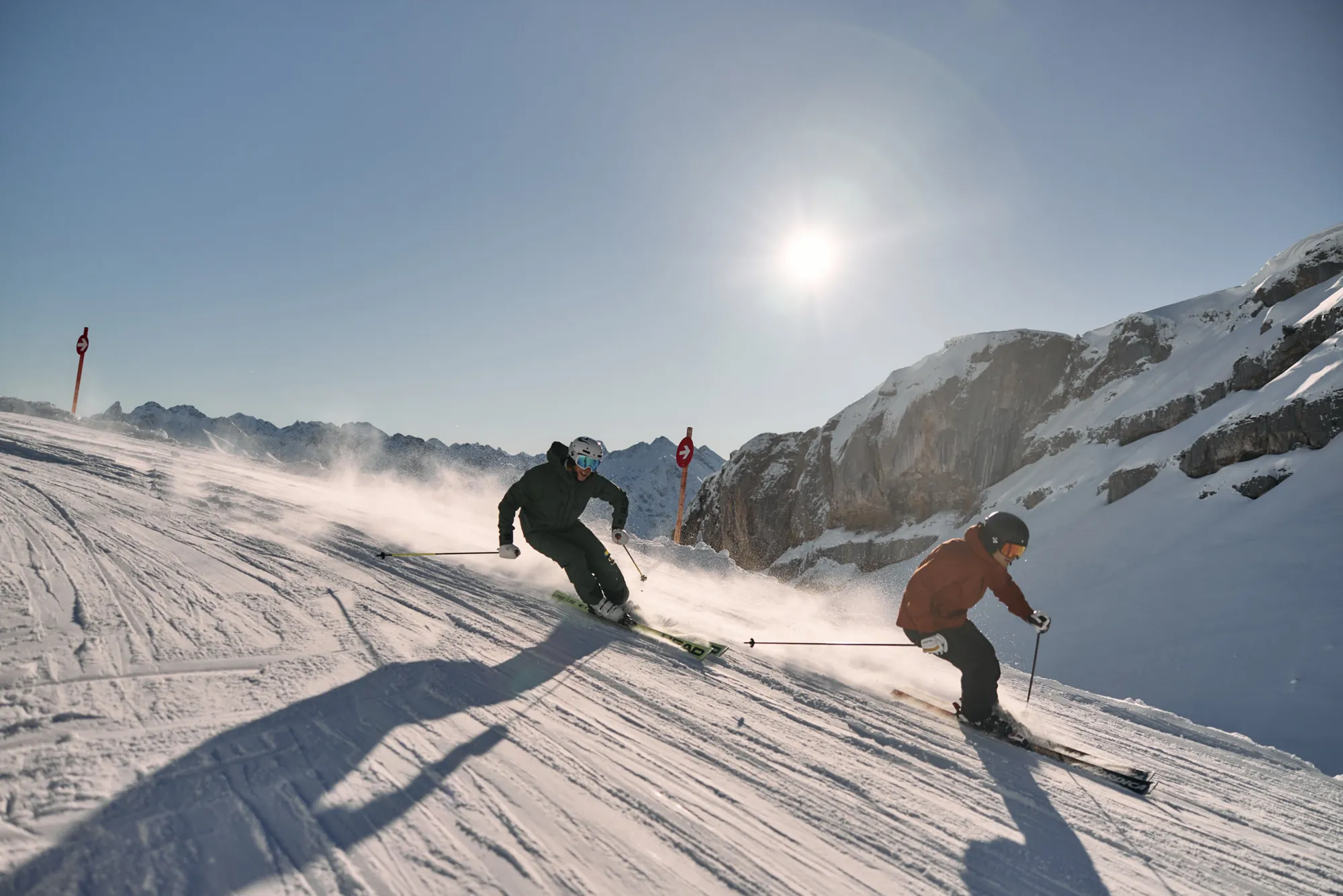 Skifahren am Ifen im Kleinwalsertal