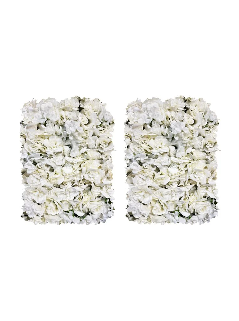 Ivory floral panels for the telephone box interior