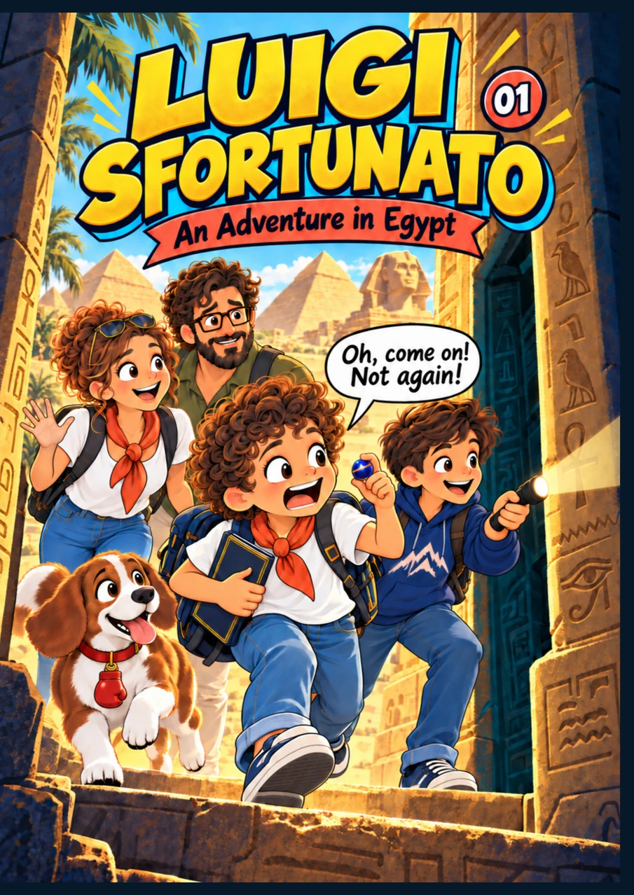 An Adventure in Egypt, English cover