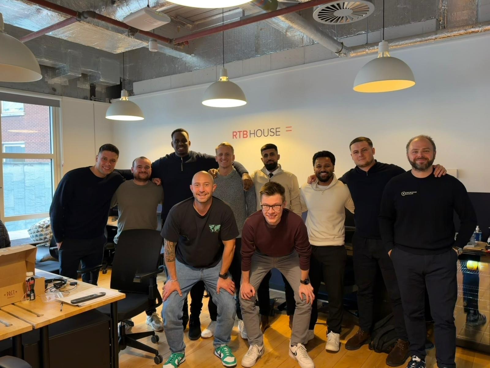 The RTB House sales team in the office