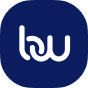 White stylized lowercase letters 'bw' on a dark blue rounded square background.
