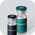 Tirzepatide and glutathione vials