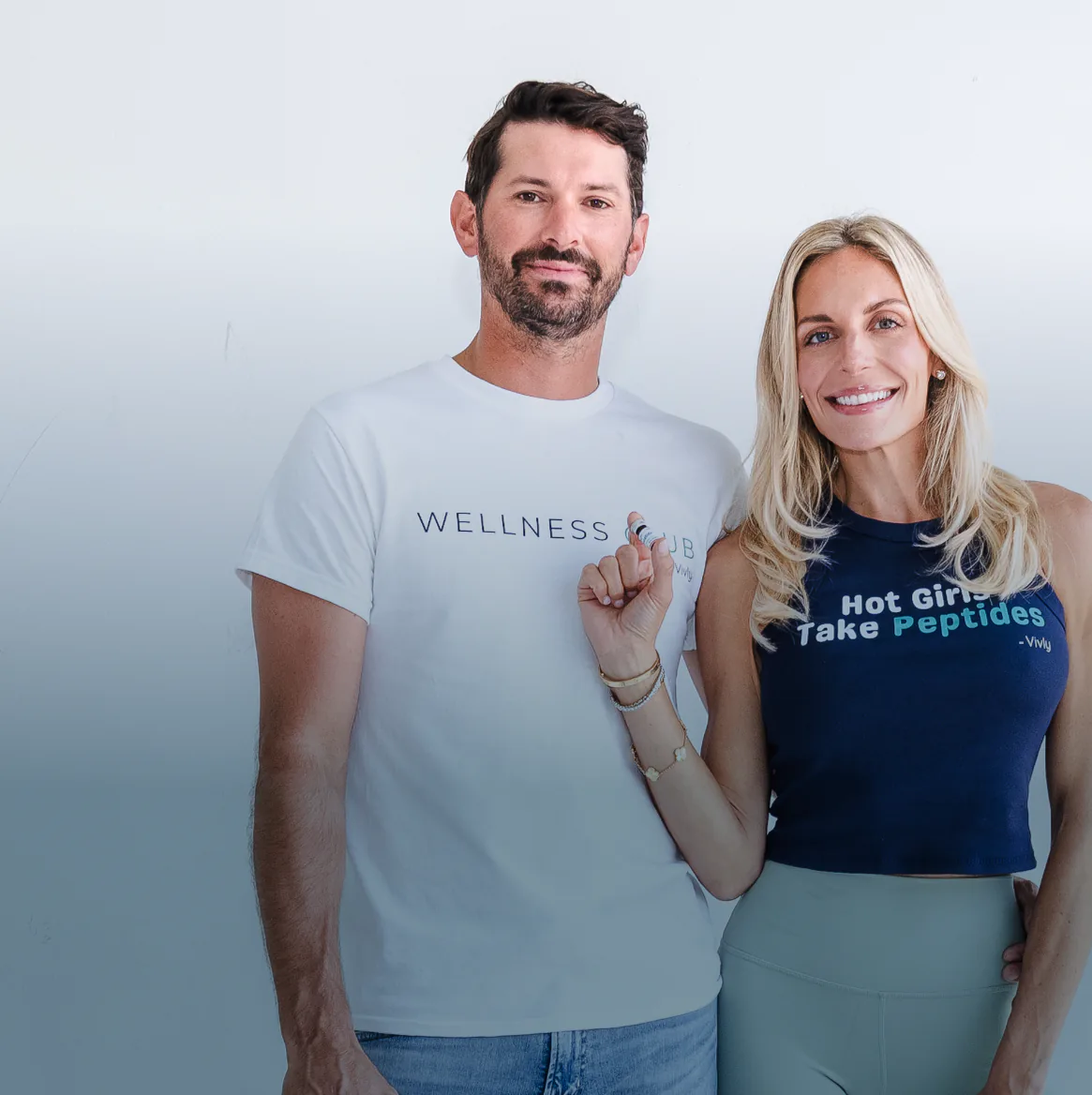 Vivly founders Katie and Max smiling