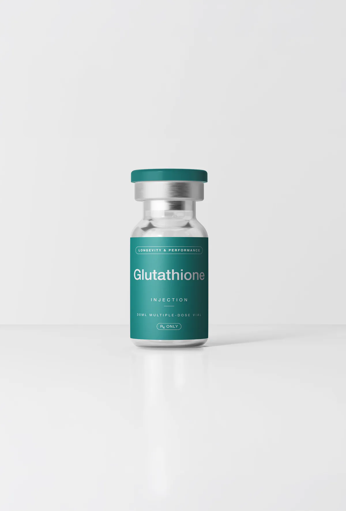 Vial of compounded glutathione injection