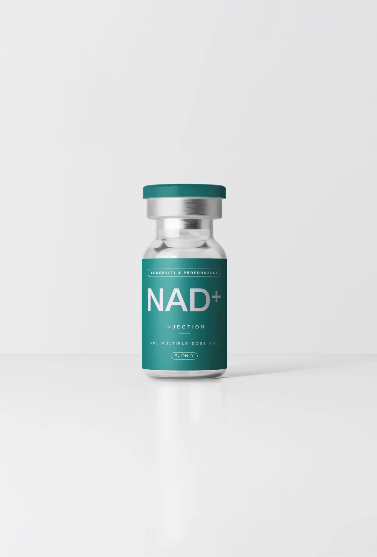 Vial of compounded NAD+ injection