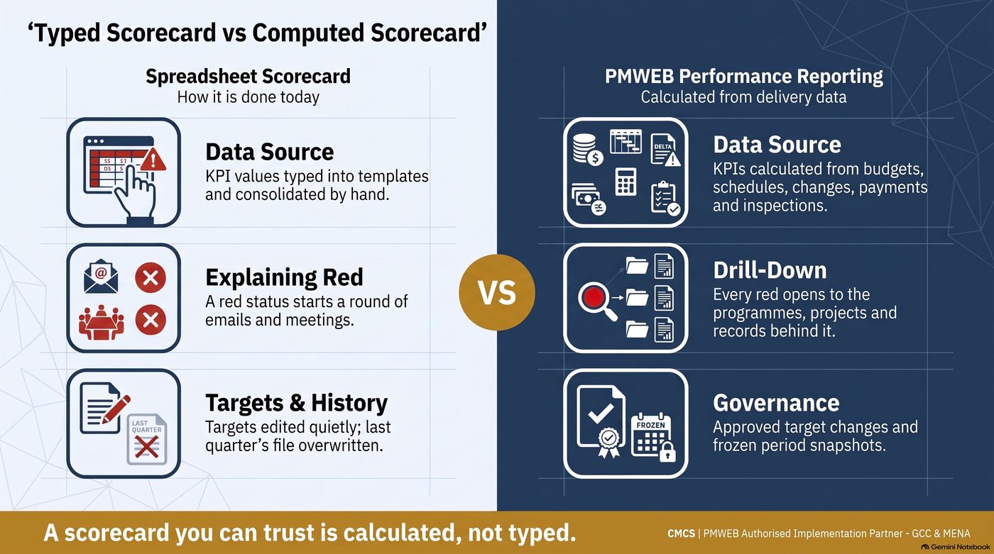 Infographic from From Strategy to Site: BSC and OKRs in PMWEB