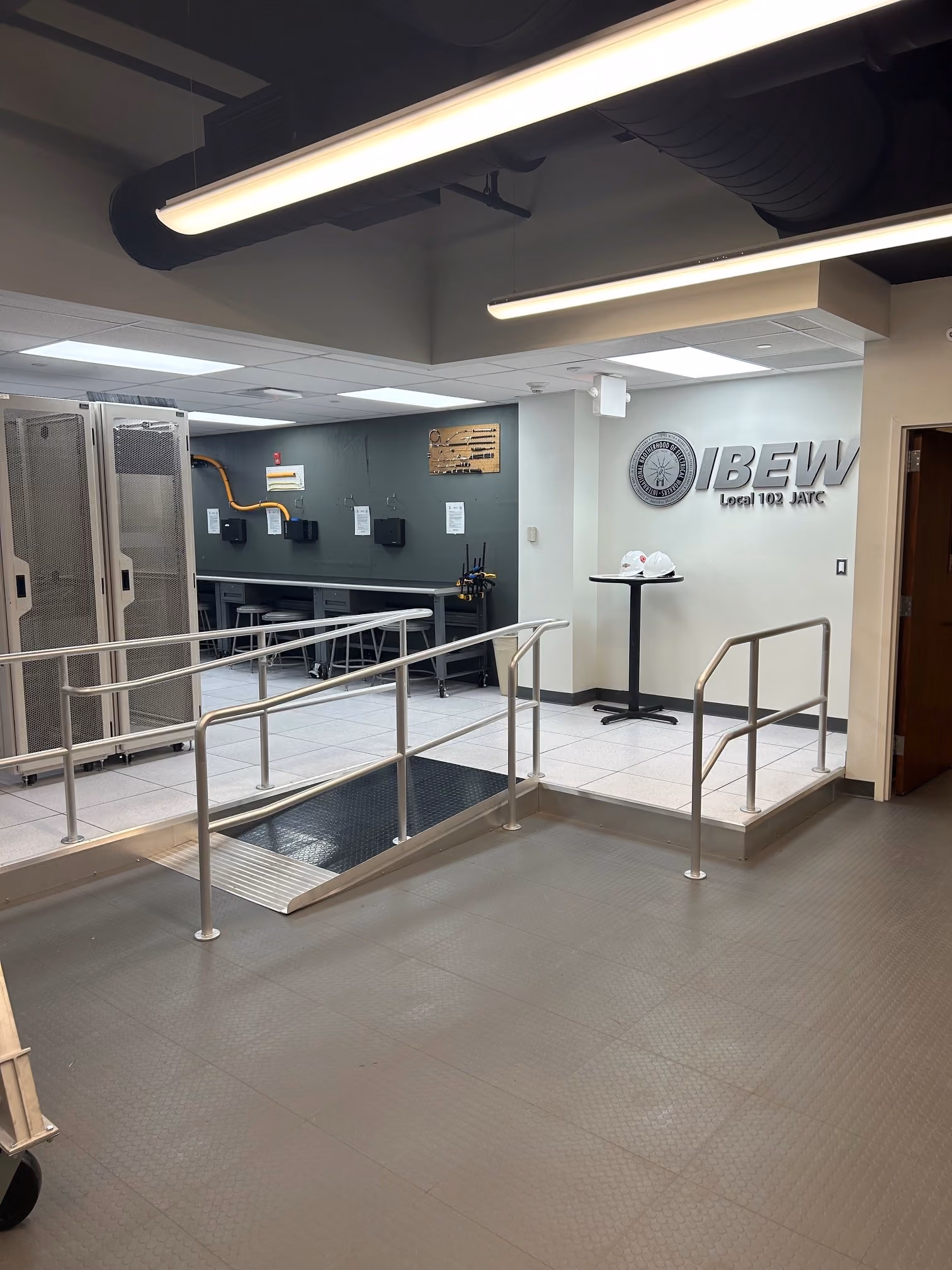 Union training facility entrance