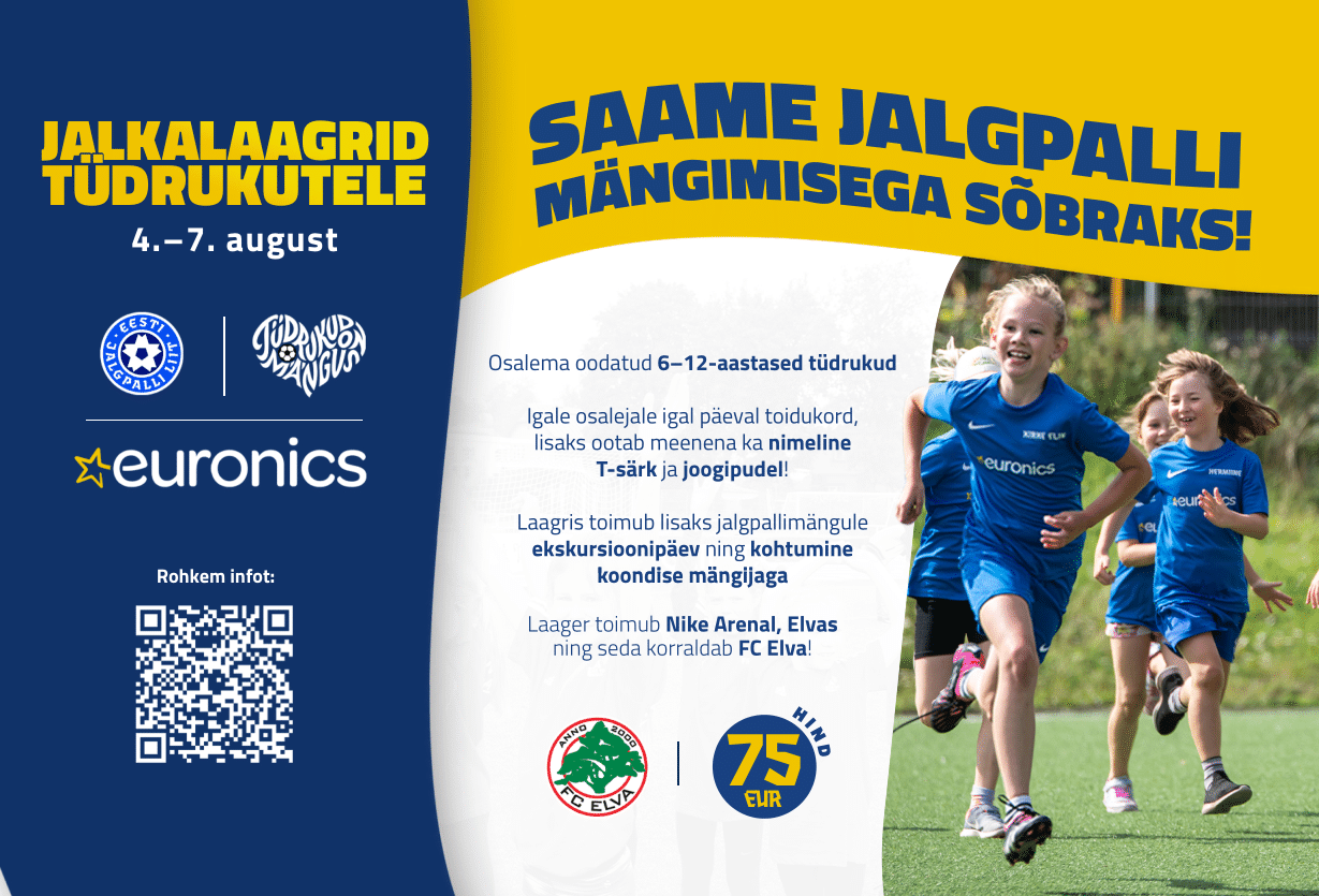 Euronicsi jalkalaager tüdrukutele 2025