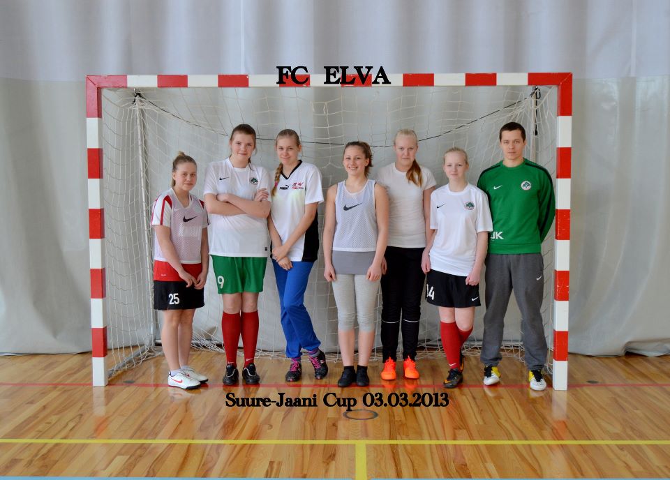 FC Elva 1999 a. tüdrukud tegid debüüdi Suure-Jaani Cupil