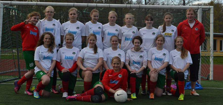 FC Elva 2000 tüdrukud kohtusid debüütmängus eelmise aasta Eesti meistriga