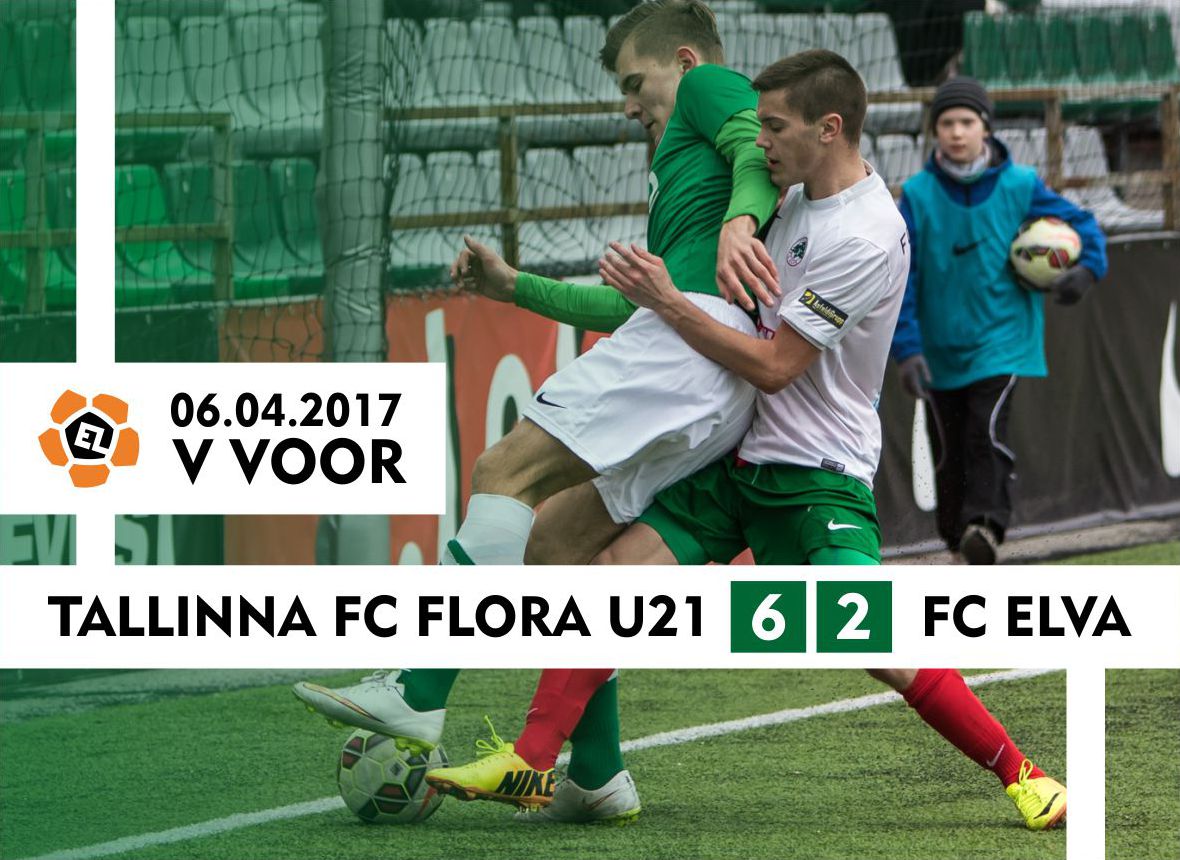 Esindusele kindel kaotus Flora U21-le
