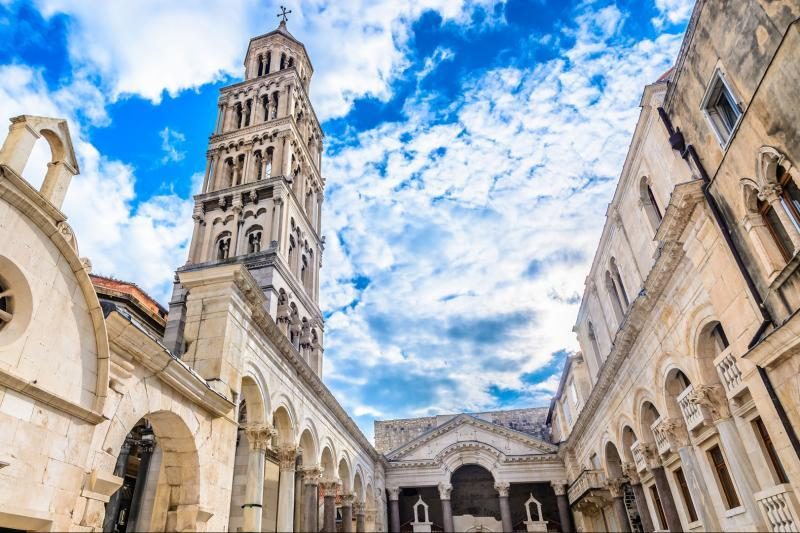 Diocletian's Palace in Split, Croatia