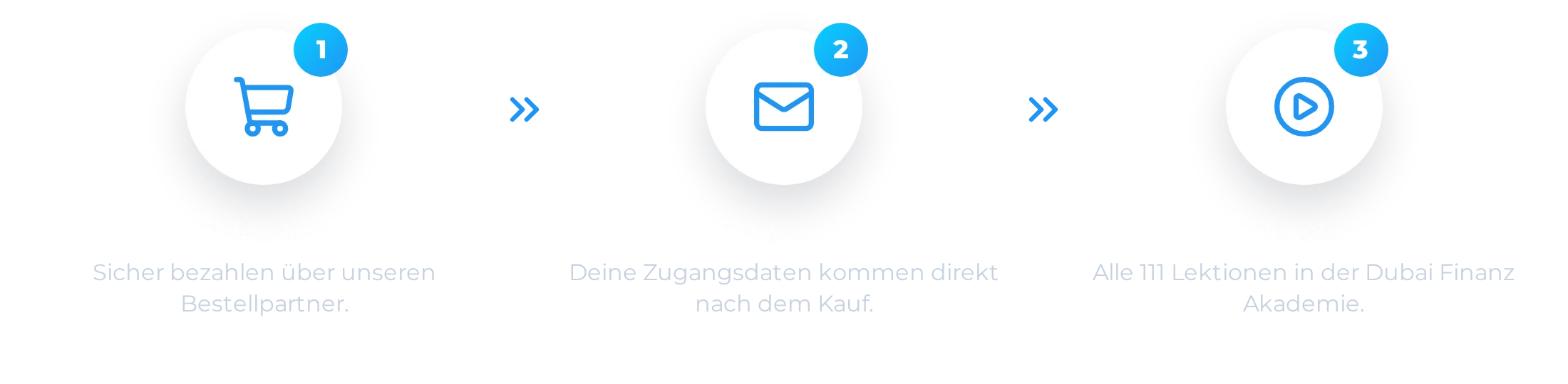Jetzt bestellen, Zugang per E-Mail, sofort starten