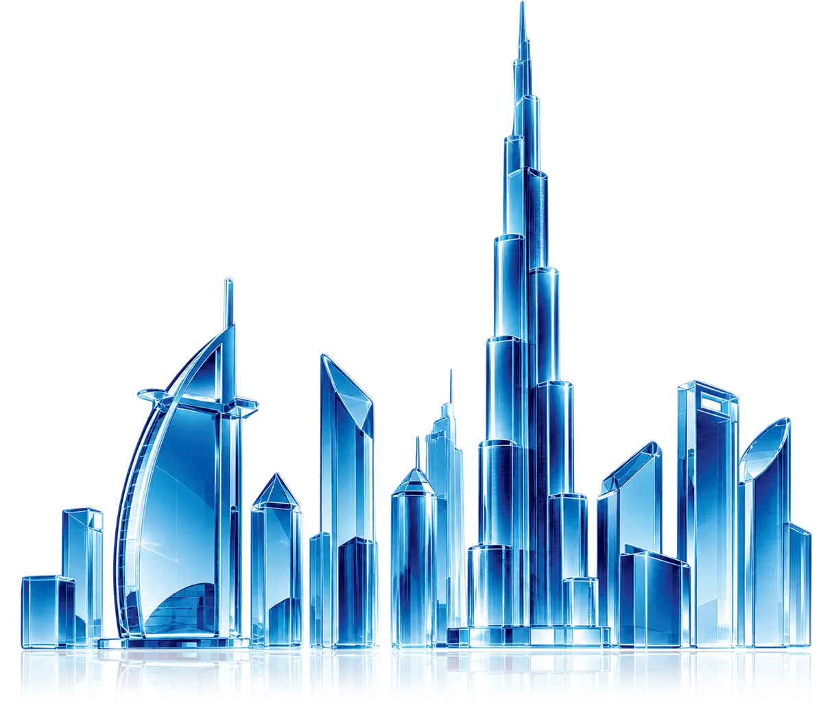 Skyline von Dubai