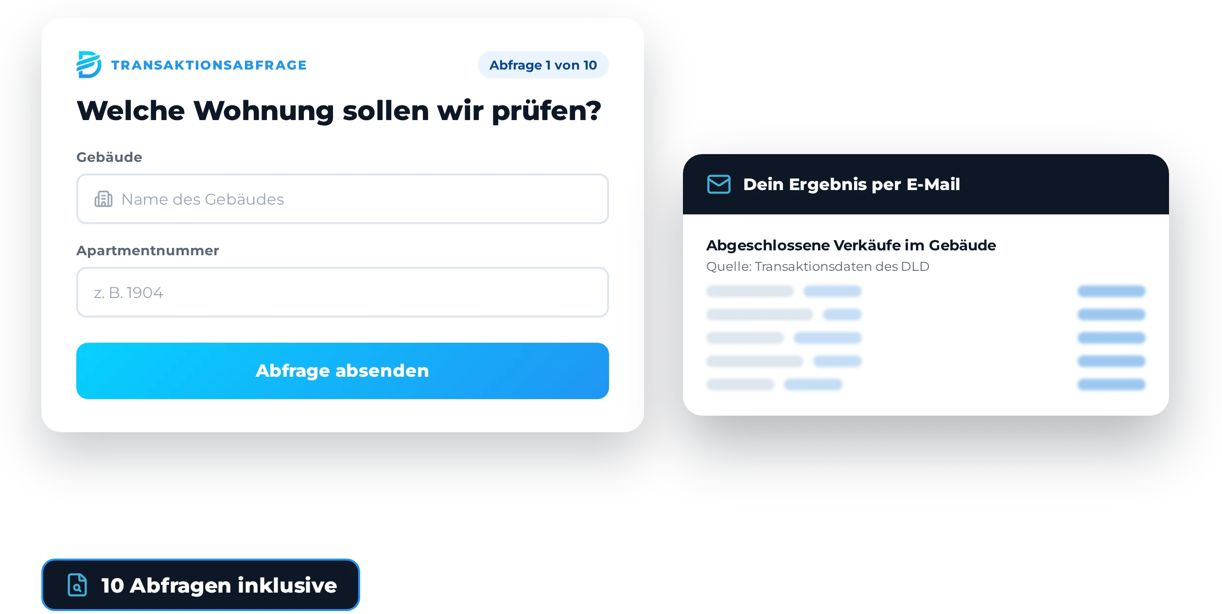Vorschau Transaktionsabfragen