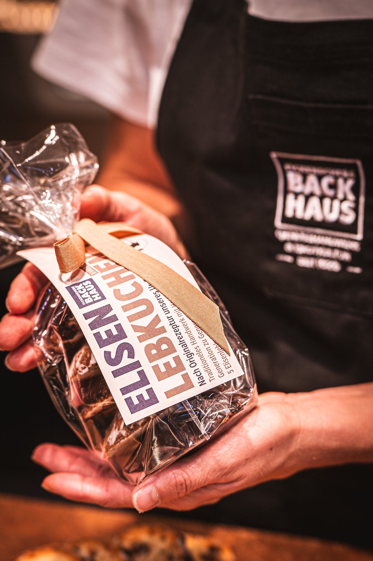 Elisenlebkuchen in der Verpackung