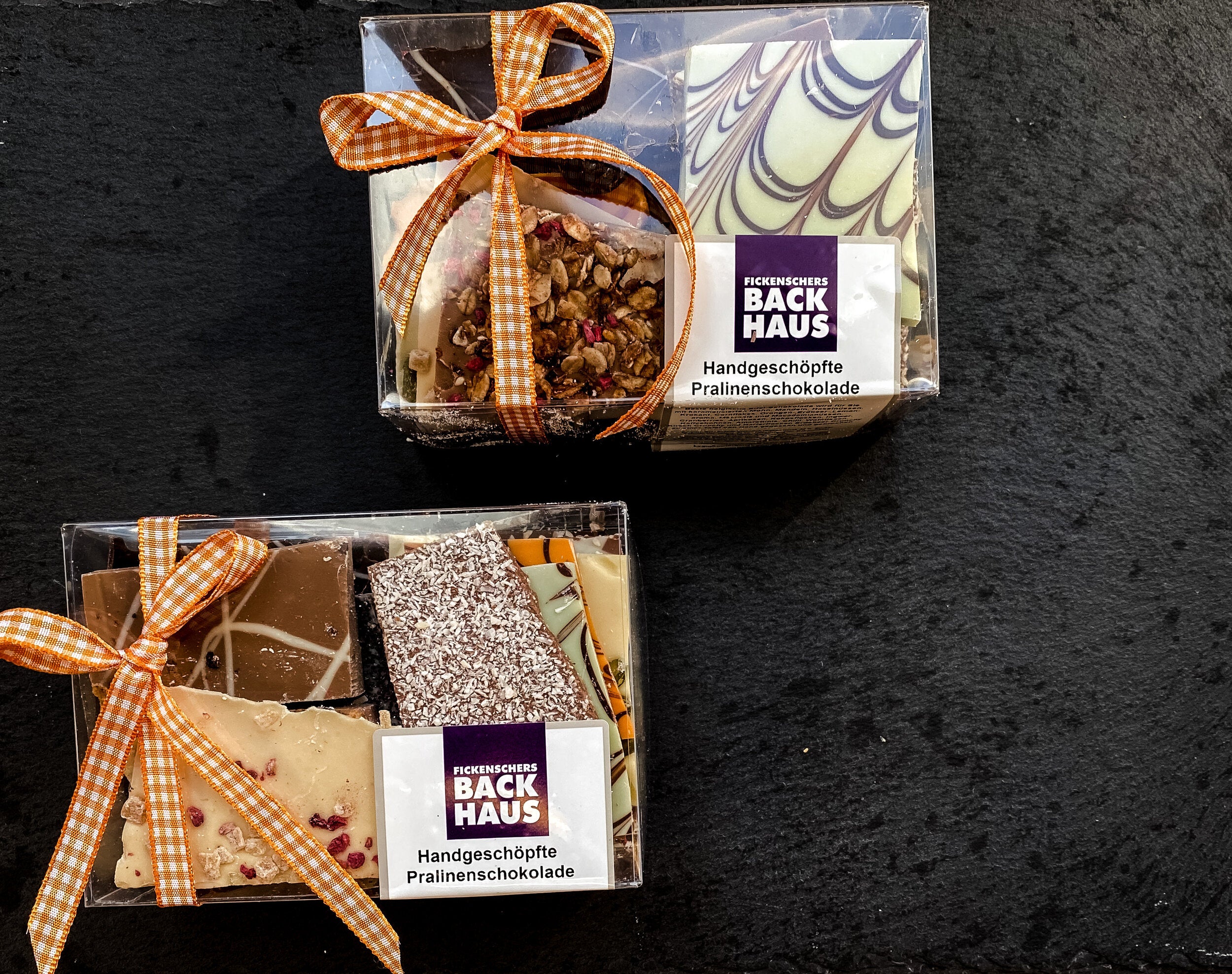 Pralinenschokolade in Geschenkverpackung