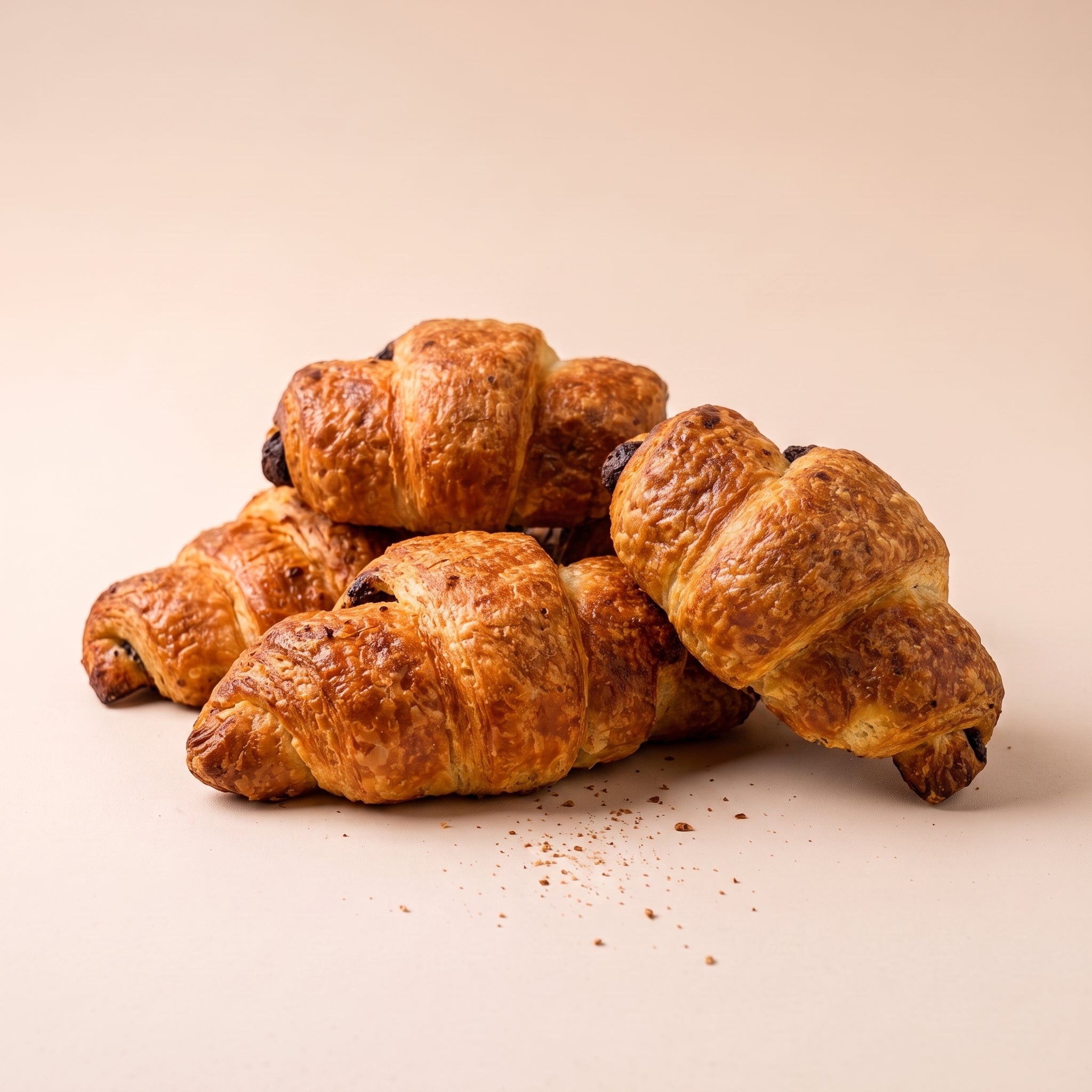5 Nougathörnla, Schoko-Croissants