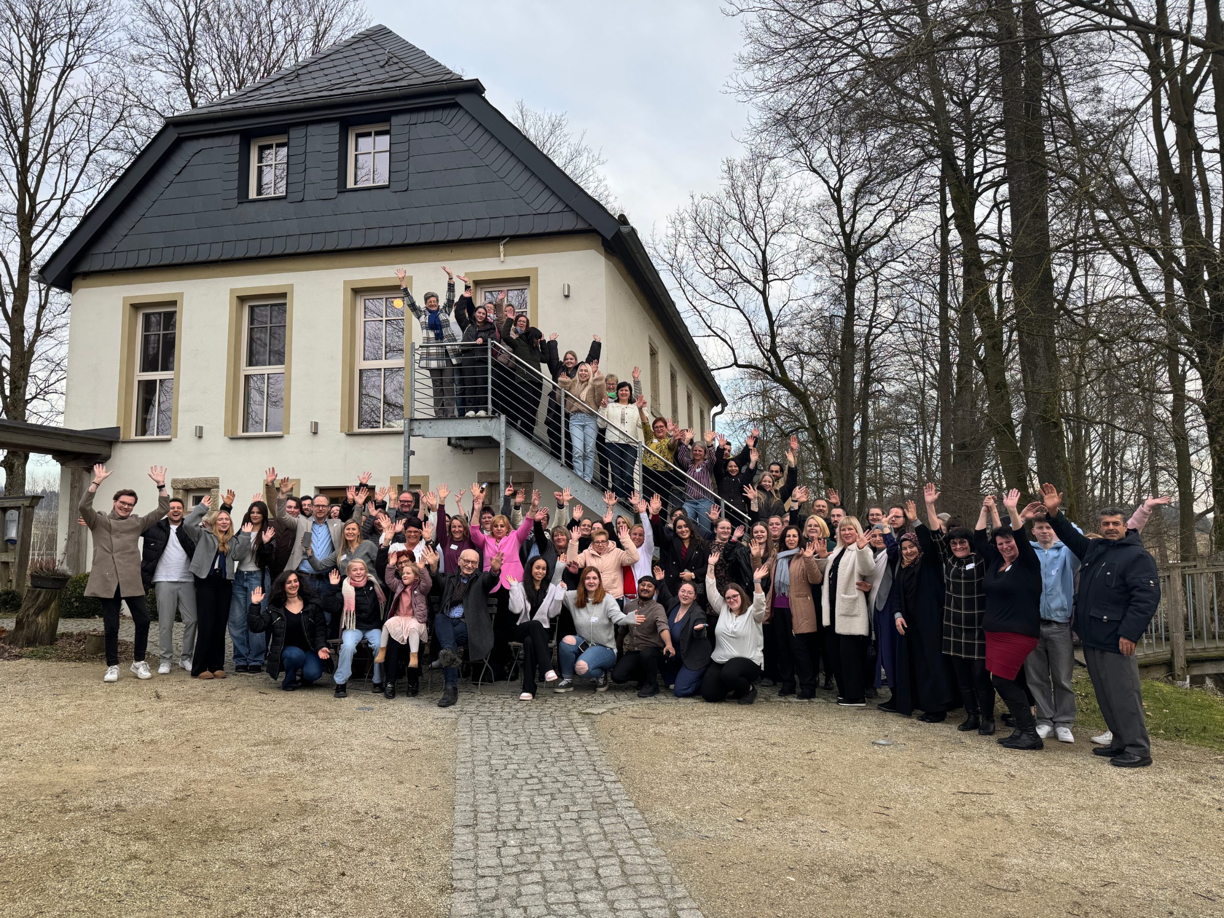 Das Team von Fickenschers Backhaus beim gemeinsamen Gruppenfoto