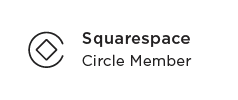 Squarespace Circle Member logo with text and circular design