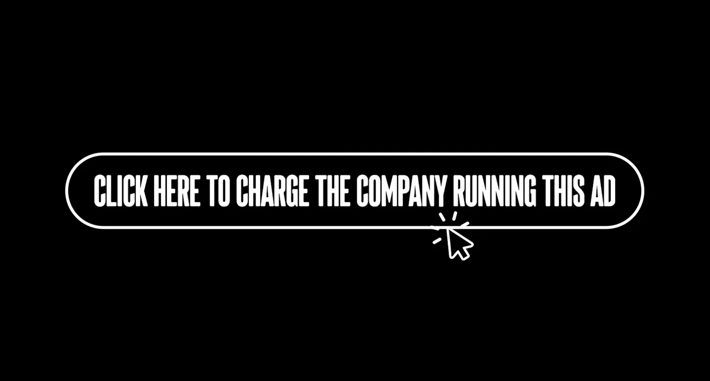A black and white graphic design portraying a pay-per-click (PPC) ad for e-commerce businesses