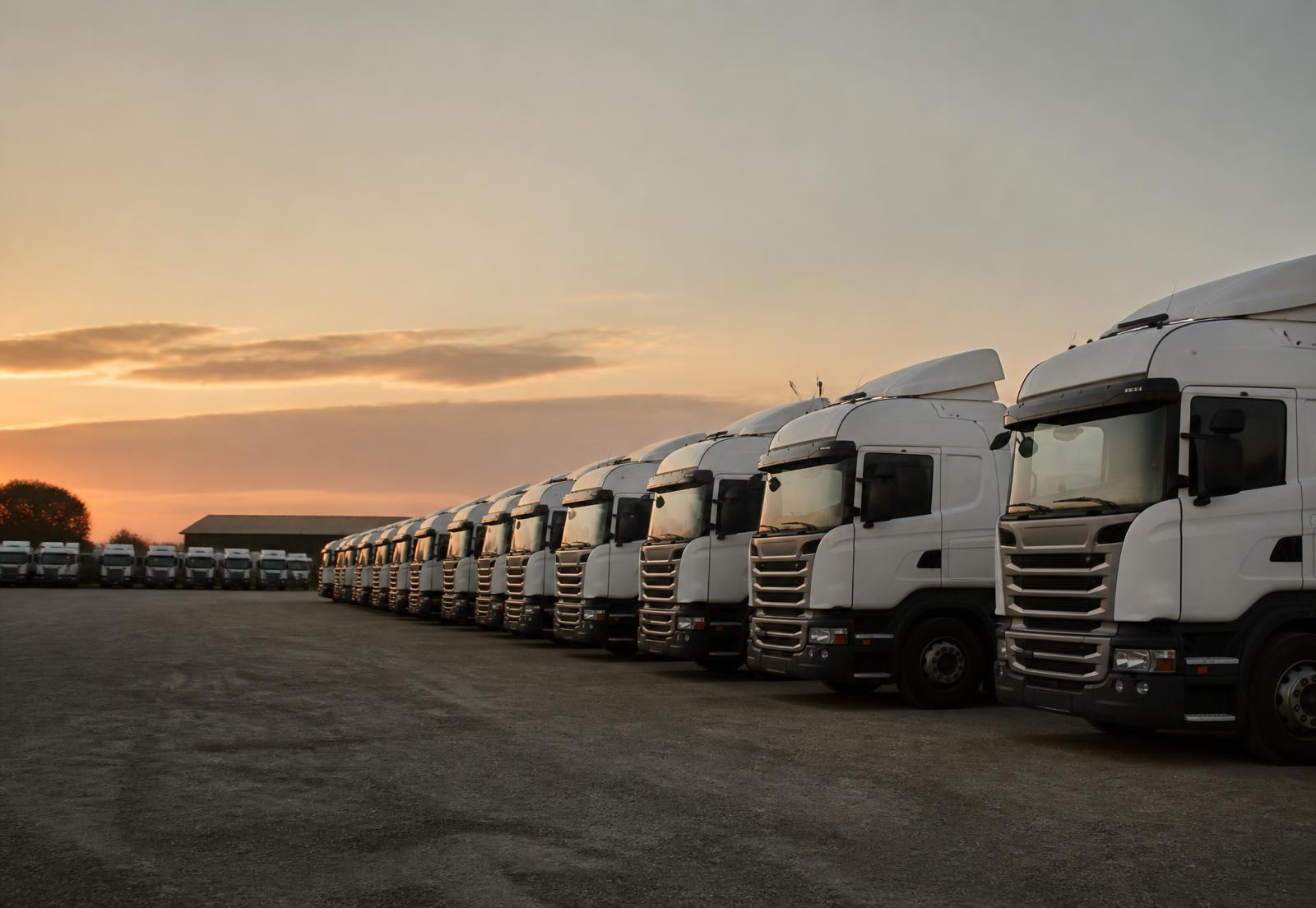 Transport fleet on the move
