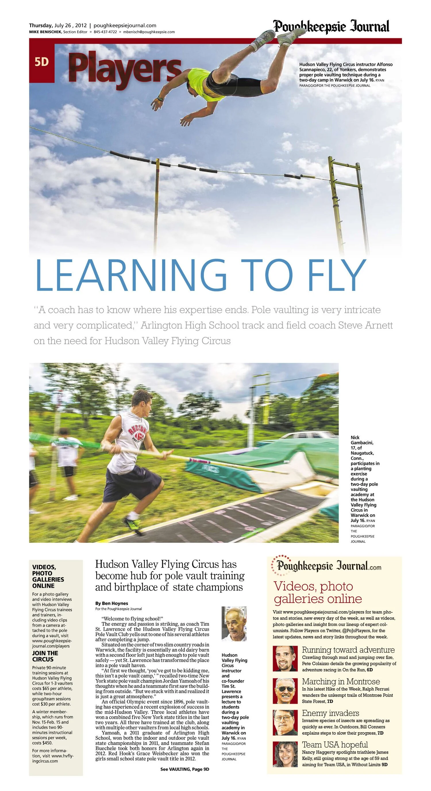 Poughkeepsie Journal Tear Sheets photo 1