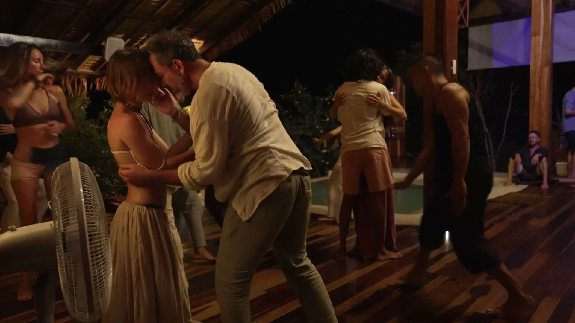 People dancing together at a Dancesuality gathering