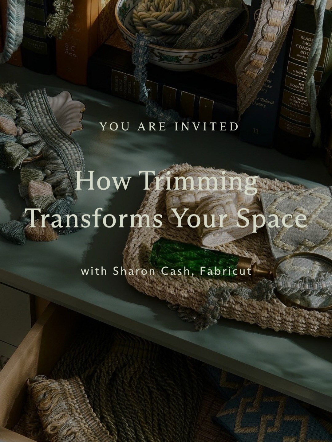 Trim talk with Fabricut's Sharon Cash