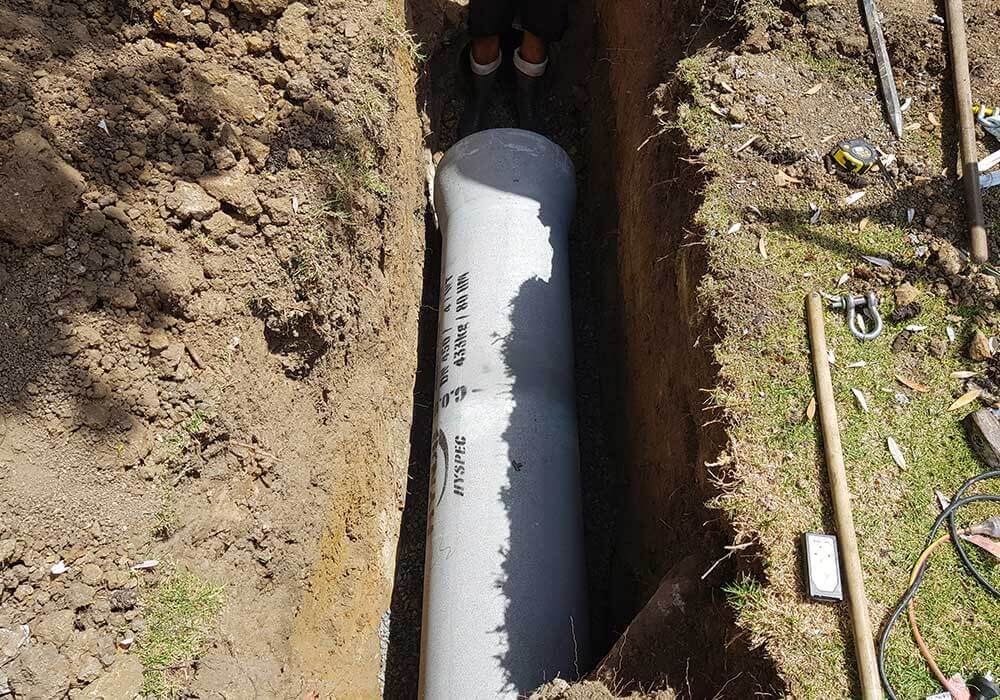DrainFast drainlaying work in Whangārei