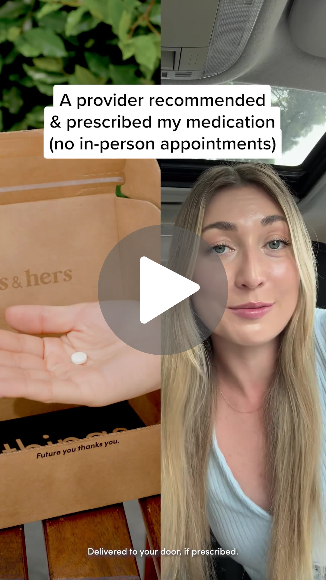 Still from the Hers ad Venting from the Driver's Side
