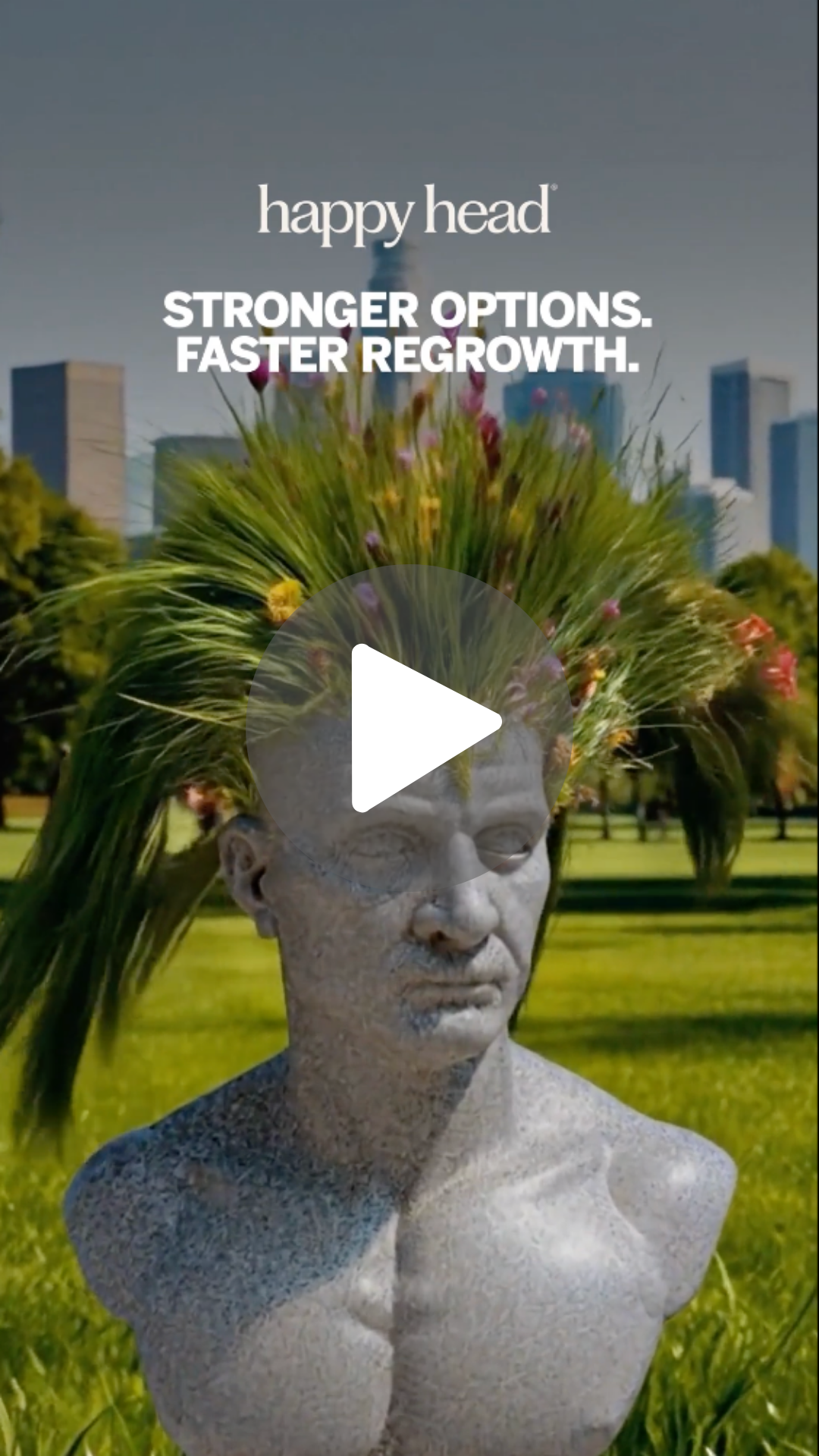 Still from the Happy Head ad The AI Frontier