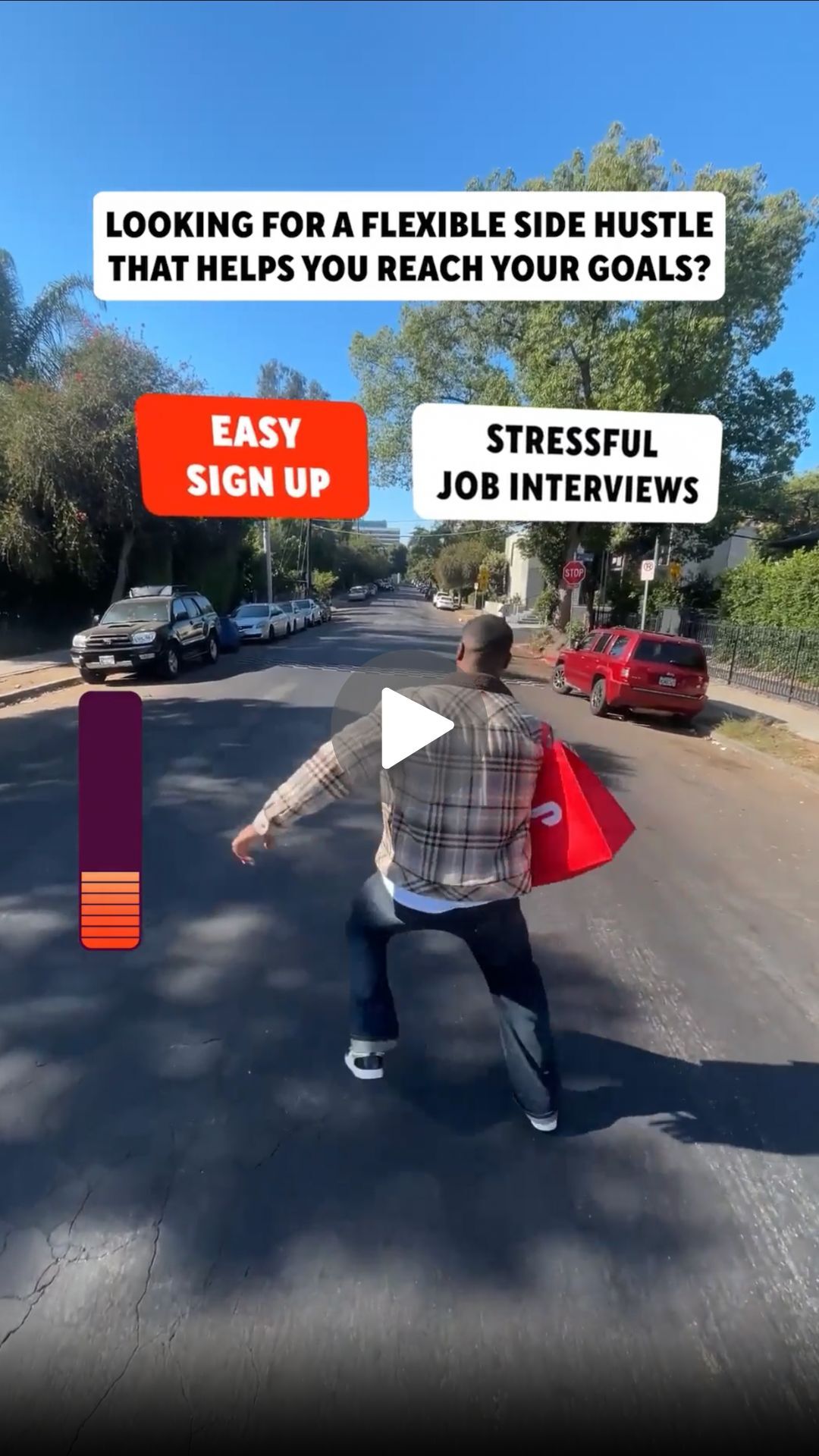 Still from the DoorDash ad Video Games IRL