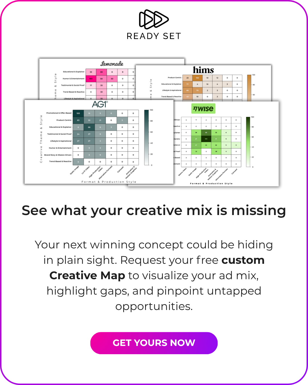 Request a Ready Set Creative Map