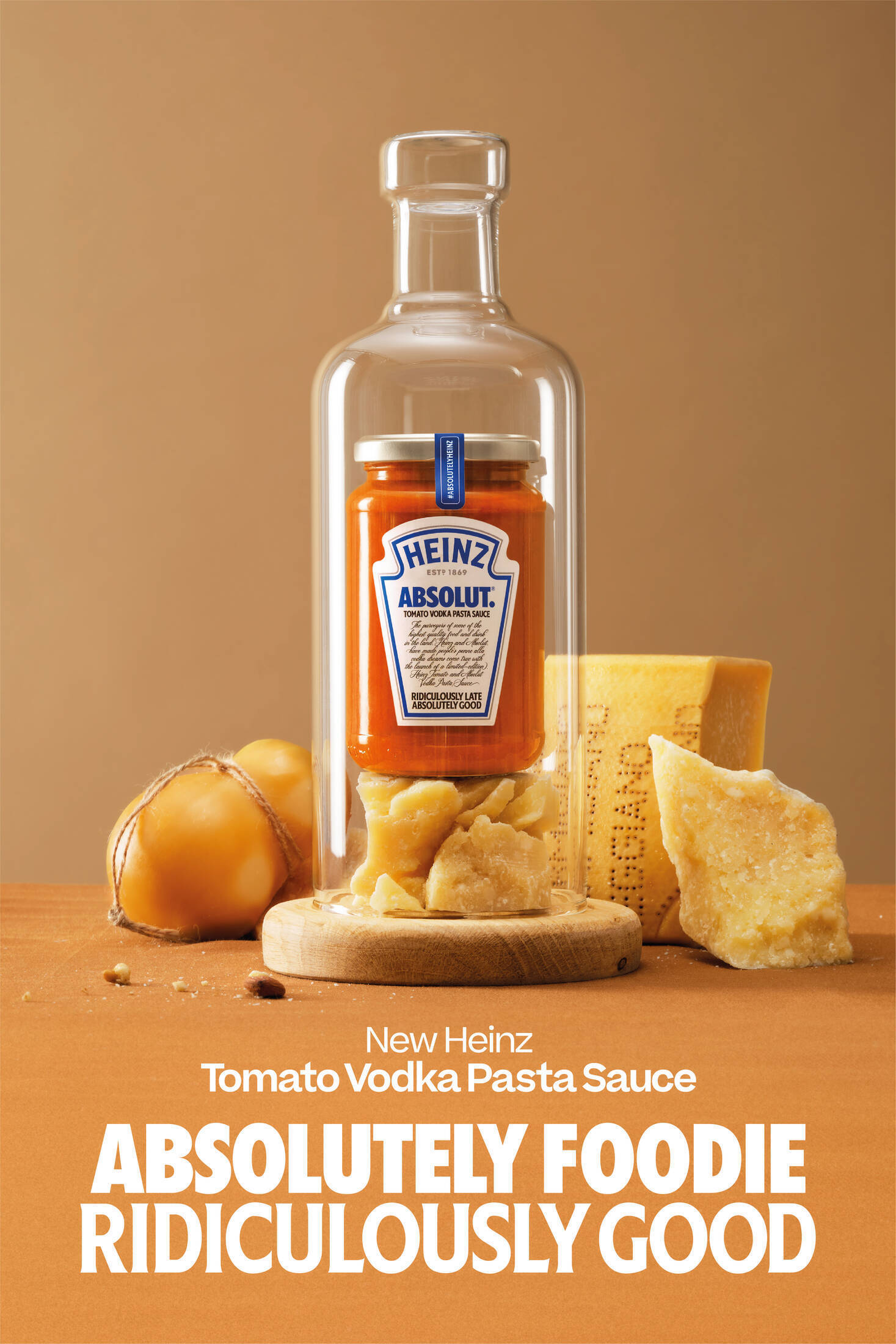 Heinz x Absolut Vodka tomato vodka pasta sauce