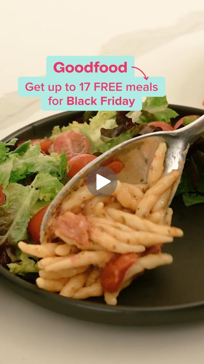 Still from the Goodfood Black Friday ad
