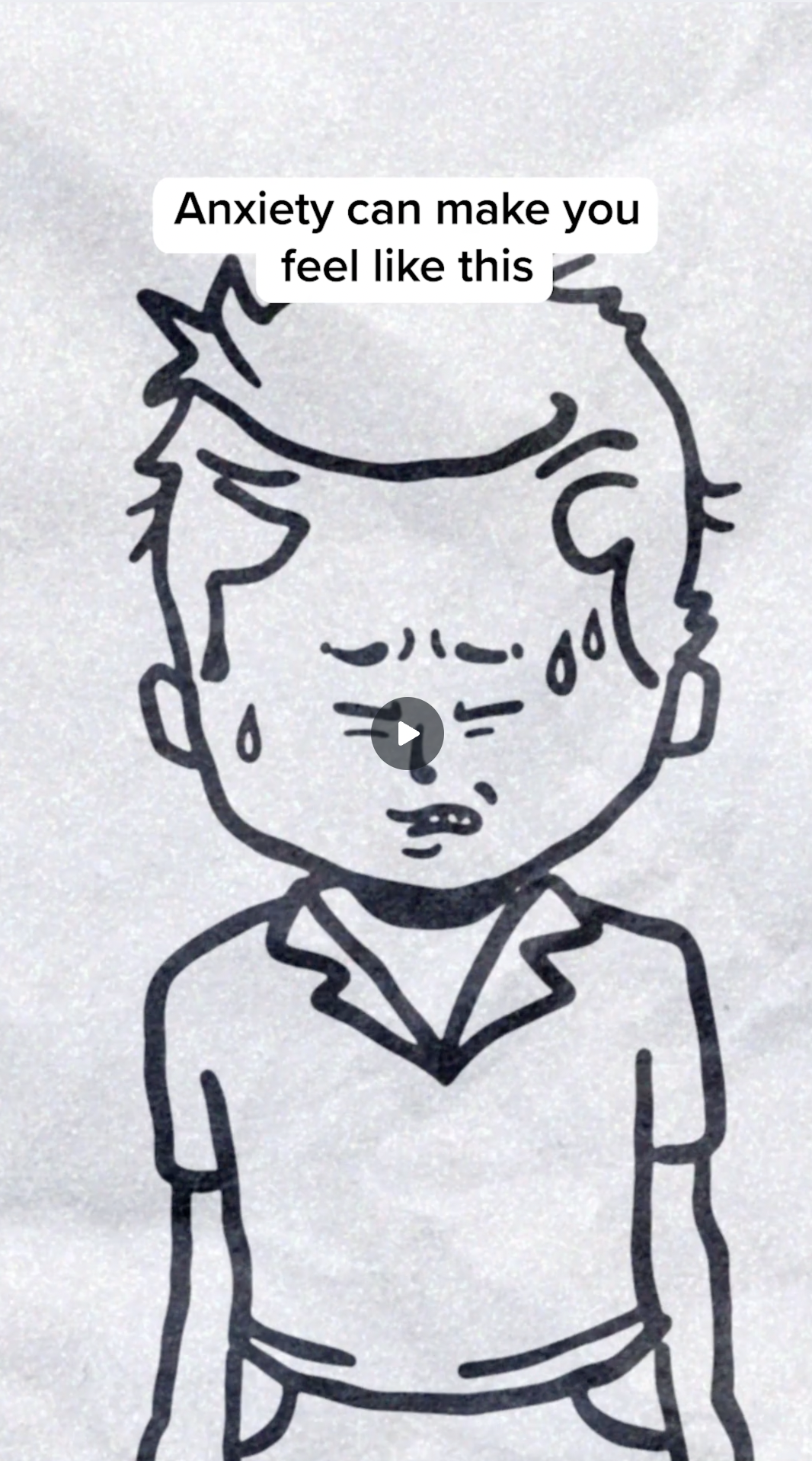 Still from the Hims animated explainer ad about anxiety
